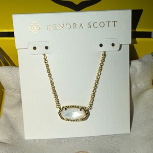 NIB Kendra Scott Elisa Gold-PlatedPendant Necklace ORG $110